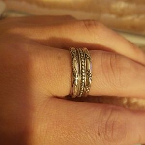 Silpada 3 stacking silver rings